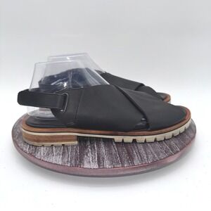 Arche Sandals Women 10.5 Slingback Genuine Leather Crisscross Comfort Shoes